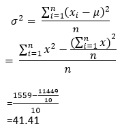 How to find variance in R 3